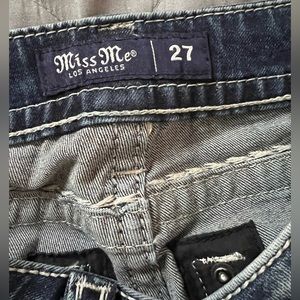 miss me jeans , size 27 in woman’s , only worn 4 times